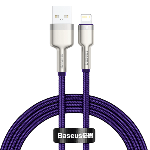 Кабель BASEUS Lightning Cafule Series Metal Data Cable |1M, 2.4A| (CALJK-A05)