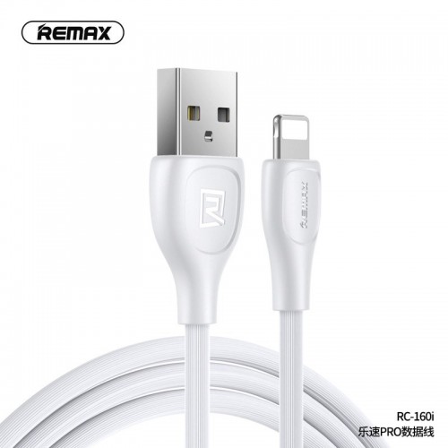 Кабель REMAX Lightning Lesu Pro Data Cable RC-160I |1m, 2.1A| black