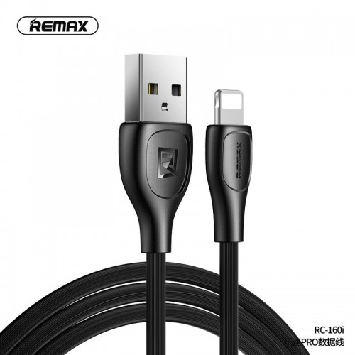 Кабель REMAX Lightning Lesu Pro Data Cable RC-160I |1m, 2.1A| black