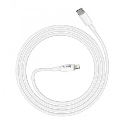 Кабель Hoco Type-C to Lightning New original PD charging data cable X56 |1m, 3A, 20W| white