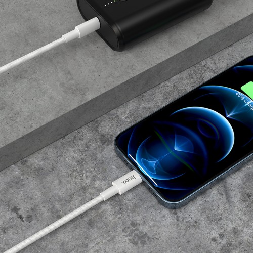 Кабель Hoco Type-C to Lightning New original PD charging data cable X56 |1m, 3A, 20W| white
