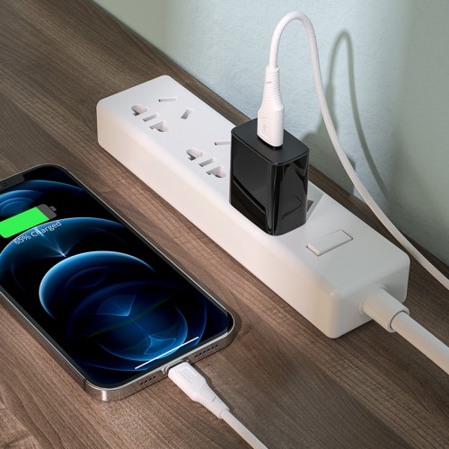 Кабель HOCO Lightning Airy silicone charging data cable X58 |1m, 2.4A|