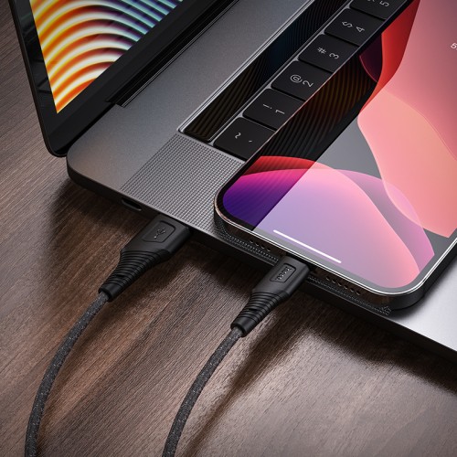 Кабель HOCO Lightning Airy silicone charging data cable X58 |1m, 2.4A|