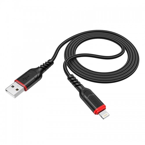 Кабель HOCO Lightning Victory charging data cable X59 |1m, 2.4A|