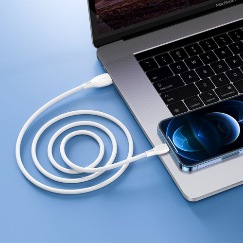 Кабель HOCO Lightning Ultimate silicone charging data cable X61 |1m, 2.4A|