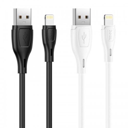 Кабель HOCO Lightning Ultimate silicone charging data cable X61 |1m, 2.4A|