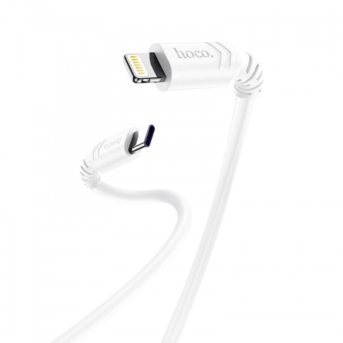 Кабель Hoco Type-C to Lightning Fortune PD fast charging data cable X62 |1m, 3A, 20W| white