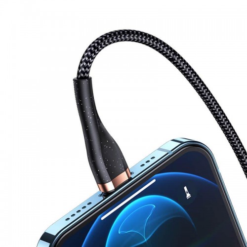 Кабель Usams Lightning Aluminum Alloy Charging & Data Cable US-SJ487 U64 |1.2m, 2A| white