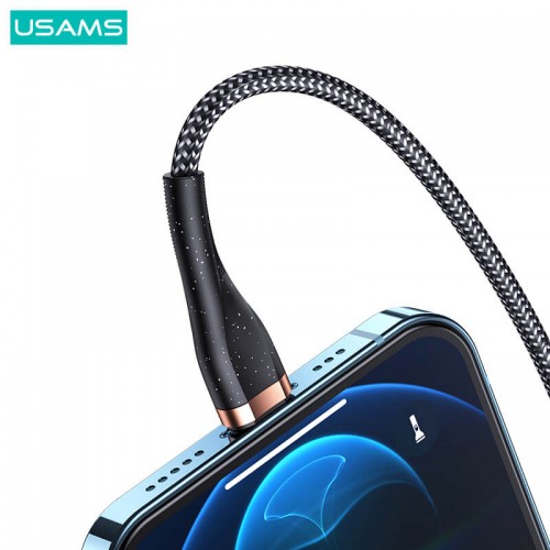Кабель USAMS Type-C To Lightning PD Fast Charging & Data Cable US-SJ489 U64 |1.2m, 20W| black