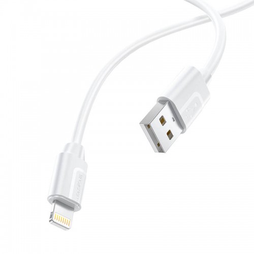 Кабель BOROFONE Lightning Harmony silicone charging data cable BX55 |1m, 2.4A|