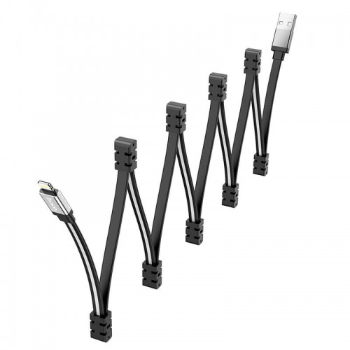 Кабель HOCO Lightning Magnetic absorption charging data cable U103 |1m, 2.4A|