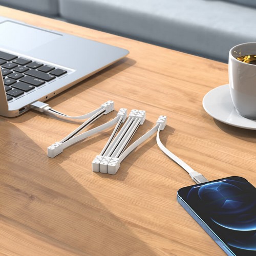 Кабель HOCO Lightning Magnetic absorption charging data cable U103 |1m, 2.4A|