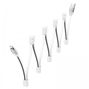 Кабель HOCO Lightning Magnetic absorption charging data cable U103 |1m, 2.4A|