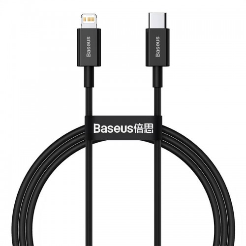 Кабель BASEUS Type-C to Lightning Superior Series Fast Charging Data Cable |1m, 20W| (CATLYS-A03) black