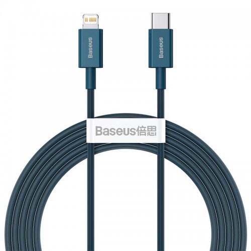 Кабель BASEUS Type-C to Lightning Superior Series Fast Charging Data Cable |2m, 20W| (CATLYS-C03) blue