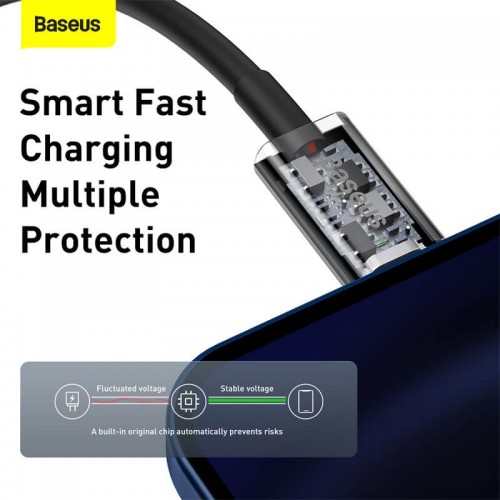 Кабель BASEUS Type-C to Lightning Superior Series Fast Charging Data Cable |2m, 20W| (CATLYS-C03) blue