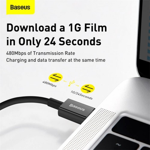 Кабель BASEUS Type-C to Lightning Superior Series Fast Charging Data Cable |2m, 20W| (CATLYS-C03) blue