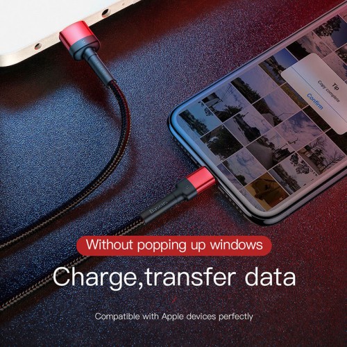 Кабель BASEUS Lightning Cafule Cable (special edition) |2M, 1.5A| CALKLF-HG1)