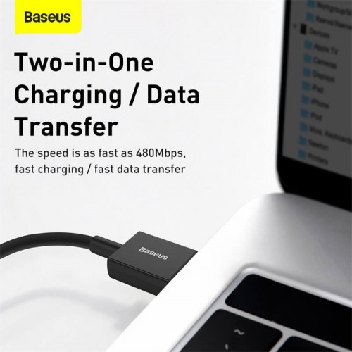 Кабель BASEUS Lightning Superior Series Fast Charging Data Cable |1M, 2.4A| (CALYS-A02)