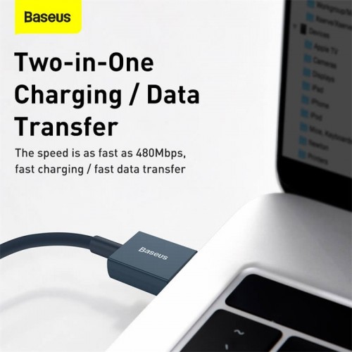 Кабель BASEUS Lightning Superior Series Fast Charging Data Cable |1M, 2.4A| (CALYS-A02)