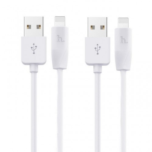 Кабель Lightning USB Hoco X1 2pcs |1M| white