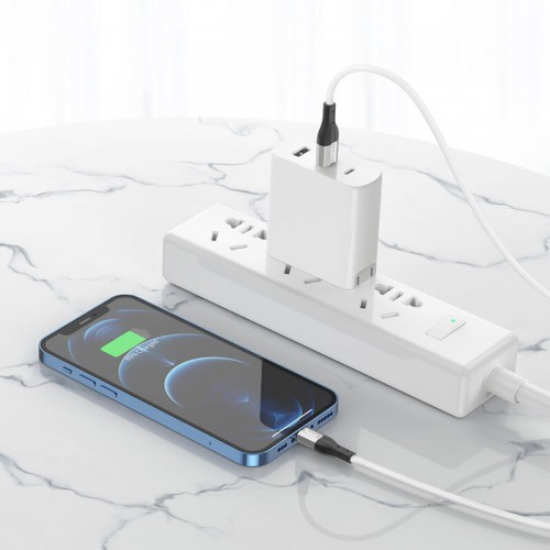 Кабель HOCO Lightning Creator silicone charging data cable X72 |1m, 2.4A|