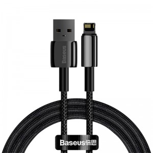 Кабель BASEUS Lightning Tungsten Gold Fast Charging |1.2m, 2.4A| (CALWJ-01)