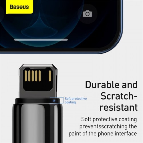 Кабель BASEUS Lightning Tungsten Gold Fast Charging |1.2m, 2.4A| (CALWJ-01)