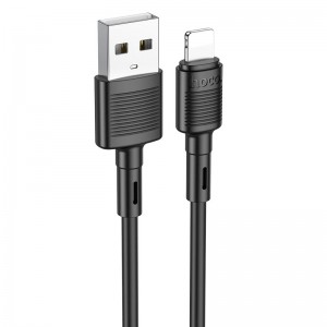 Кабель HOCO Lightning Victory charging data cable X83 |1m, 2.4A|