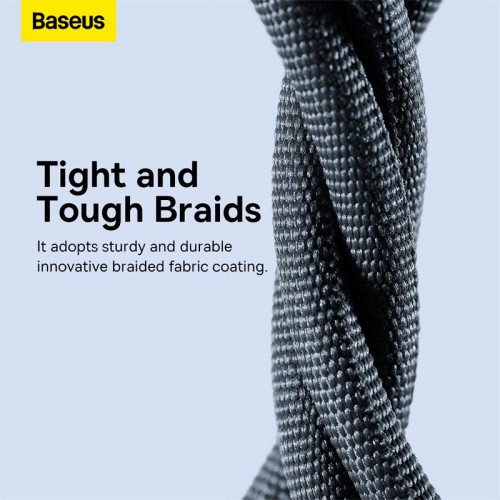 Кабель Baseus Lightning Crystal Shine Series |2M, 2.4A| (CAJY000101) black