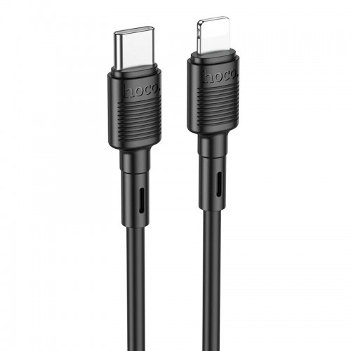 Кабель Hoco Type-C to Lightning Victory PD charging data cable X83 |1m, 20W| black