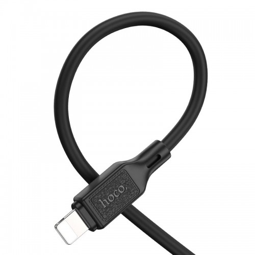 Кабель HOCO Lightning Cool silicone charging data cable X90 |1m, 2.4A|