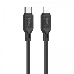 Кабель HOCO Type-C to Lightning Cool silicone PD charging data cable X90 |1m, 20W, 3A|