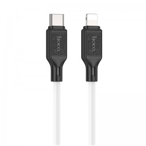 Кабель HOCO Type-C to Lightning Cool silicone PD charging data cable X90 |1m, 20W, 3A|