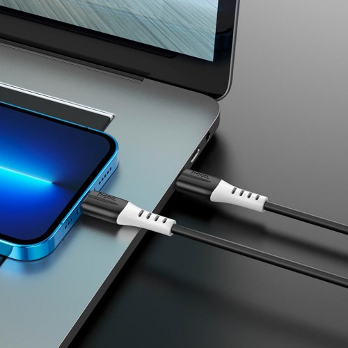 Кабель HOCO Type-C to lightning silicone charging data cable X82 |1m, 20W/3A|