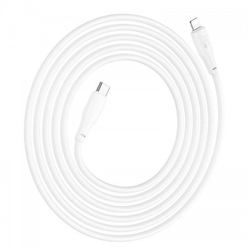 Кабель Hoco Type-C to Lightning Force fast charging data cable X93 |2m, 20W| white