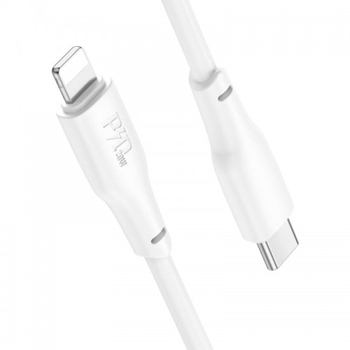 Кабель Hoco Type-C to Lightning Force fast charging data cable X93 |2m, 20W| white