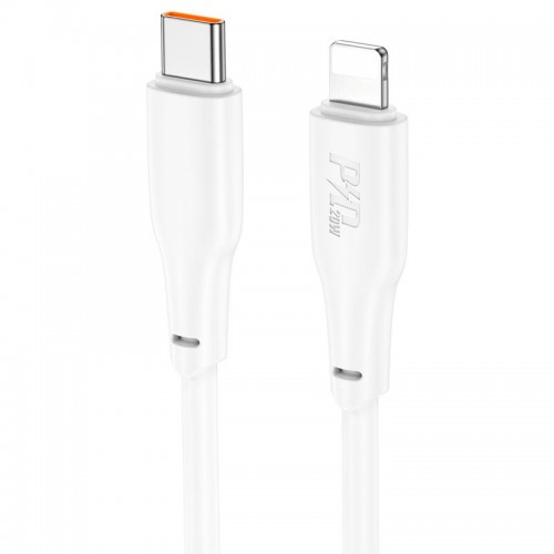 Кабель Hoco Type-C to Lightning Force fast charging data cable X93 |2m, 20W| white