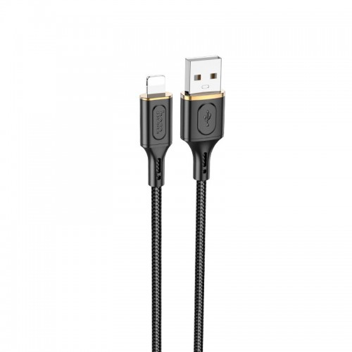 Кабель Hoco Lightning Goldentop charging data cable X95 |1m, 2.4A| white
