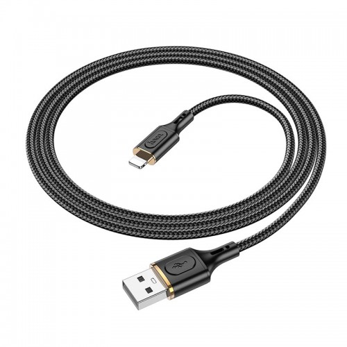 Кабель Hoco Lightning Goldentop charging data cable X95 |1m, 2.4A| white