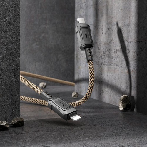Кабель Hoco Type-C to Ligtning Leader PD charging data cable X94 |1m, 20W| gold