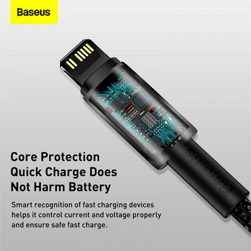 Кабель Baseus Type-C to Lightning Tungsten Gold Fast Charging Data Cable |1m, 20W| black