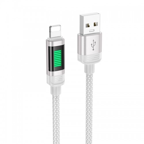 Кабель HOCO Lightning Lantern charging data cable U126 |1.2m, 2.4A|