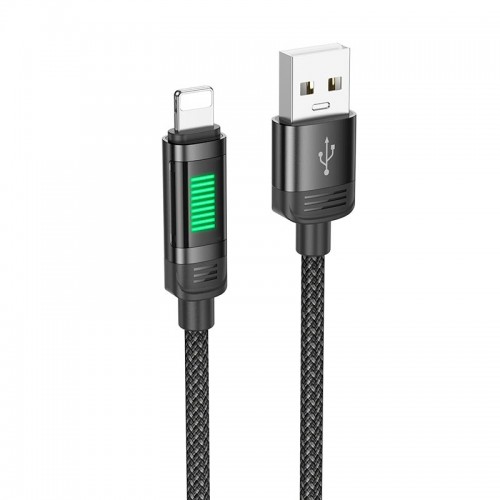 Кабель HOCO Lightning Lantern charging data cable U126 |1.2m, 2.4A|