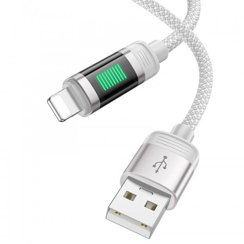 Кабель HOCO Lightning Lantern charging data cable U126 |1.2m, 2.4A|