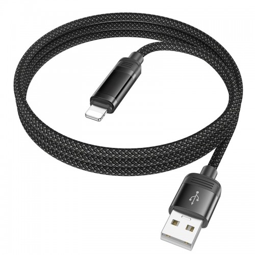 Кабель HOCO Lightning Lantern charging data cable U126 |1.2m, 2.4A|