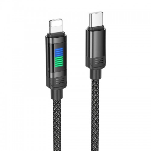 Кабель HOCO Lantern Lightning PD charging data cable U126 |1.2m, 27W|