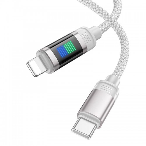 Кабель HOCO Lantern Lightning PD charging data cable U126 |1.2m, 27W|