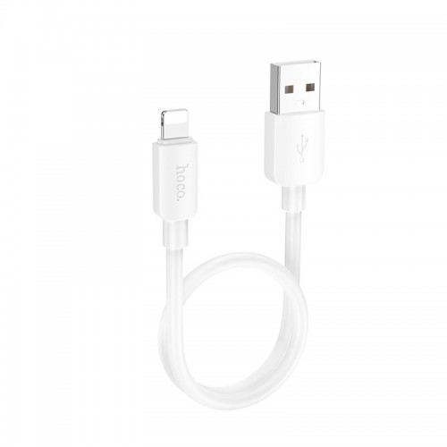 Кабель Hoco Lightning Hyper charging data cable X96 |0.25m, 2.4A/12W| black