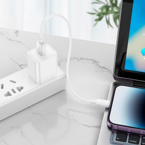 Кабель HOCO Lightning Hyper charging data cable X96 |0.25m, 2.4A/12W|